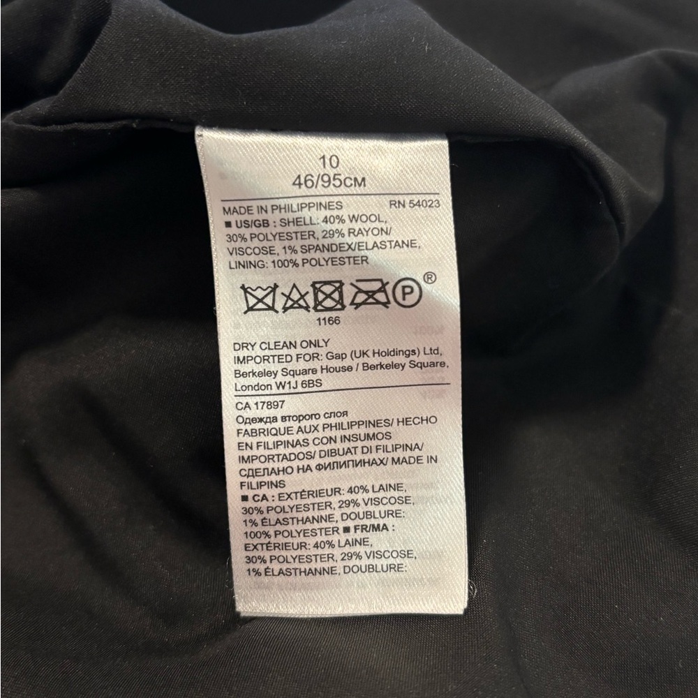Banana Republic Charcoal V-Neck Midi Dress - Picture 4 of 4